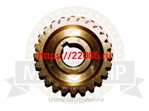 Шестерня червячного редуктора снегоуборочной л.с. машины 24 зуб. D19, внешний диам. 66 мм фото 2 Шестерня червячного редуктора снегоуборочной л.с. машины 24 зуб. D19, внешний диам. 66 мм фото 2