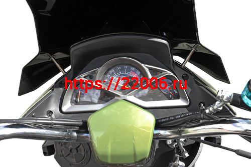 Скутер GALAXY 49сс зеленый (150)(10,8л.с., колеса перед12/зад.12, тормоза: диск.перед/бараб зад.) фото 3 Скутер GALAXY 49сс зеленый (150)(10,8л.с., колеса перед12/зад.12, тормоза: диск.перед/бараб зад.) фото 3