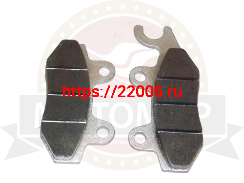 Колодки тормозные дисковый тормоз Гиро180 с ухом (правые) Z50R, Volcan, Honda SR80, Nirvana