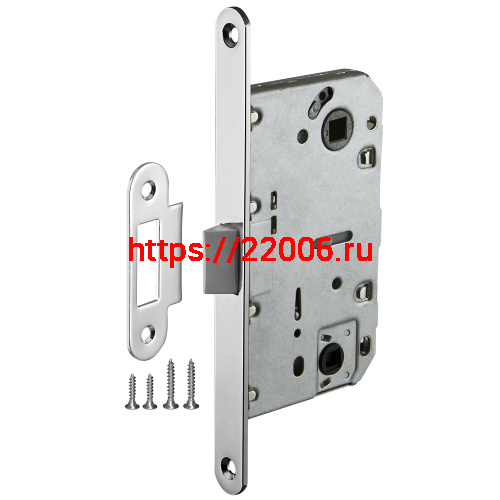 Защелка Ajax (Аякс) врезная PLASTLP96WC-50 CP хром Защелка Ajax (Аякс) врезная PLASTLP96WC-50 CP хром