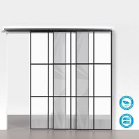 Комплект Armadillo (Армадилло) для профильных телескопических дверей SLD.Comfort-PRO.SET5.PROF telescope/80