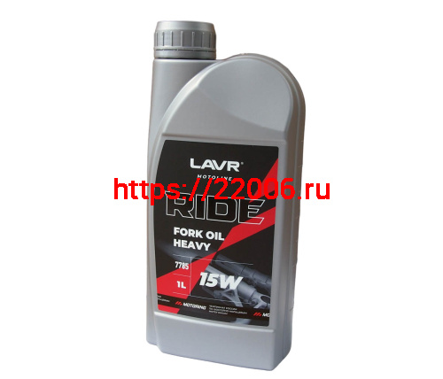 Масло LAVR Вилочное RIDE Fork oil 15W LAVR MOTO, полусинт. 1 литр / Ln7785 Масло LAVR Вилочное RIDE Fork oil 15W LAVR MOTO, полусинт. 1 литр / Ln7785