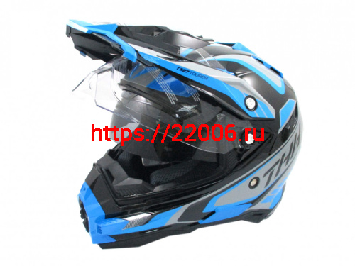 Мотошлем THH TX-27 №3 black/blue (M)