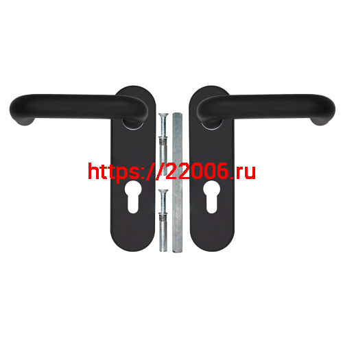 Ручка Fuaro (Фуаро) дверная FP.DH172.0433 NE (DH-0433 NE) (9x140) с пружиной BL-24 черный фото 3 Ручка Fuaro (Фуаро) дверная FP.DH172.0433 NE (DH-0433 NE) (9x140) с пружиной BL-24 черный фото 3