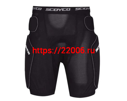 Шорты защитные мото SCOYCO PM01, черные, р-р 32, L, защитные вставки в ценных местах Шорты защитные мото SCOYCO PM01, черные, р-р 32, L, защитные вставки в ценных местах