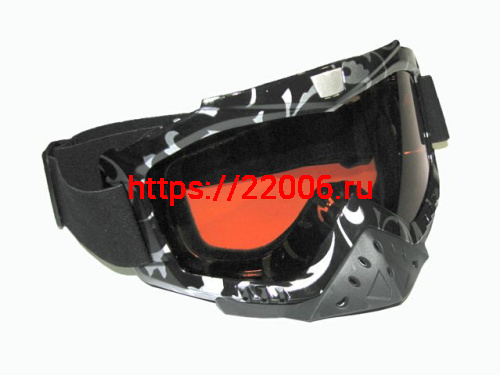 Очки 815-25 оправа черная с защитой носа, линза оранжевая Очки 815-25 оправа черная с защитой носа, линза оранжевая