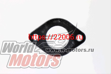 Проставка патрубка карбюратора (между патрубком и головкой цилиндра) 1P57F (150cc с реверсом) Проставка патрубка карбюратора (между патрубком и головкой цилиндра) 1P57F (150cc с реверсом)