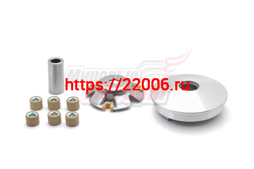 Вариатор передний 152QMI, 157QMJ (125/150см3) 4х тктн. (компл.) (без доп.комплекта) Вариатор передний 152QMI, 157QMJ (125/150см3) 4х тктн. (компл.) (без доп.комплекта)