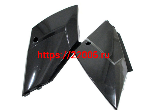Пластик боковой задний (пара) TTR250 черный