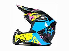 Мотошлем VIRTUE MD-902 Кросс черно-голубой (XL)