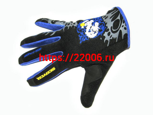 Перчатки Scoyco MX46 (L) синие