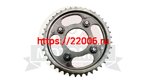 Звезда 41 зуб. (428) (d58мм, 4 отв.) цепи, задняя Cobra Crossfire в сборе с основанием фото 2