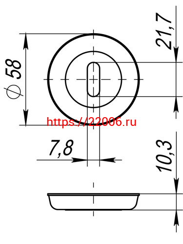 Накладка Fuaro (Фуаро) сувальдная PS SM GOLD-24 золото 24К фото 3 Накладка Fuaro (Фуаро) сувальдная PS SM GOLD-24 золото 24К фото 3