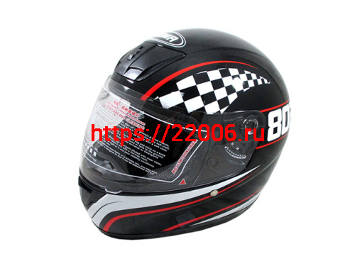 Мотошлем YM-802 черный (XS) Мотошлем YM-802 черный (XS)