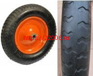 Колесо тачки садовой 8" 3,50-8" (W13) (под ось 20мм) ступица, подшипник, камера, (БЕЗ ОСИ) Колесо тачки садовой 8" 3,50-8" (W13) (под ось 20мм) ступица, подшипник, камера, (БЕЗ ОСИ)