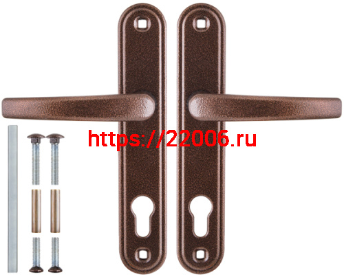 Ручка Guardian (Гардиан) дверная 4132 Вега (медный антик) /124:1:54(2474)/ фото 2 Ручка Guardian (Гардиан) дверная 4132 Вега (медный антик) /124:1:54(2474)/ фото 2