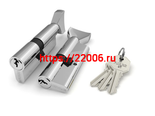Цилиндровый Fuaro (Фуаро) механизм (100 CM/80) 1000CMKnob80(35+10+35) CP хром 3Key с вертушкой Цилиндровый Fuaro (Фуаро) механизм (100 CM/80) 1000CMKnob80(35+10+35) CP хром 3Key с вертушкой