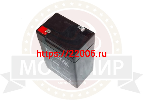 Аккумулятор  6В   6 А/ч, кислотный AGM (Delta DT 606) для электро машинок (70*47*101)  (НАБОР) фото 2