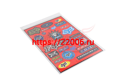 Наклейки: Рисунки FOX RACING (30х45) Наклейки: Рисунки FOX RACING (30х45)