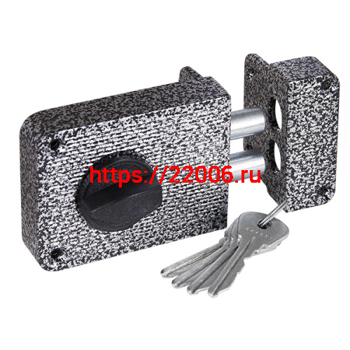 Замок Zenit (Зенит) накладной ЗН 1-3 серебро Замок Zenit (Зенит) накладной ЗН 1-3 серебро