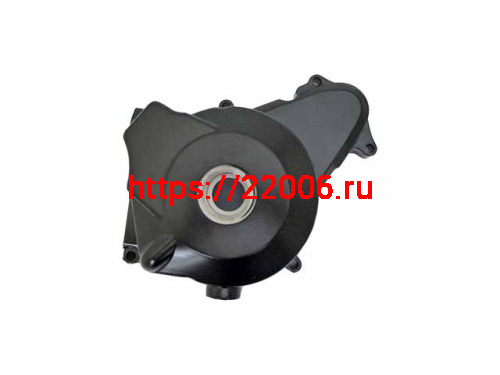 Крышка двигателя левая 147FMH (нижний стартер) TTR125 черная тип 2 (с ушами) Крышка двигателя левая 147FMH (нижний стартер) TTR125 черная тип 2 (с ушами)