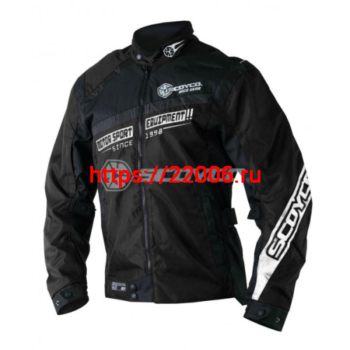 Куртка мотоциклетная JK28 черная (L) Scoyco