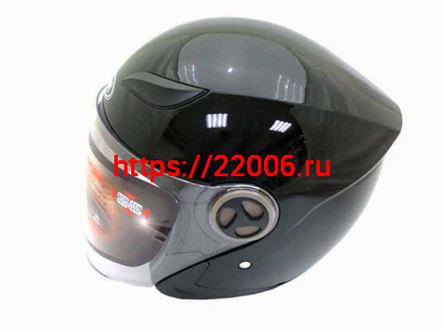 Мотошлем YM-619 черный (M)