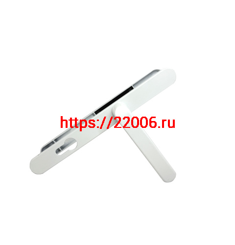 Ручка дверная Zenit (Зенит) на планке РФ1-85.25 (85 мм) белый Ручка дверная Zenit (Зенит) на планке РФ1-85.25 (85 мм) белый