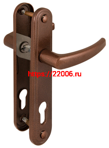 Ручка Guardian (Гардиан) дверная 4132 Вега (медный антик) /124:1:54(2474)/ Ручка Guardian (Гардиан) дверная 4132 Вега (медный антик) /124:1:54(2474)/