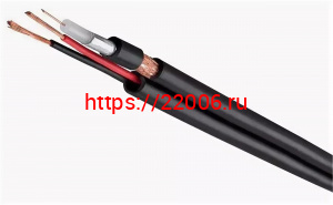 REXANT+2pc (01-4002) кабель для систем видеонаблюдения (кксп 2х0.5) ЧЁРНЫЙ уличный REXANT+2pc (01-4002) кабель для систем видеонаблюдения (кксп 2х0.5) ЧЁРНЫЙ уличный