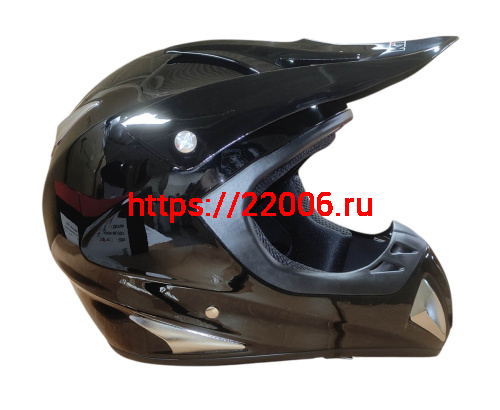 Шлем кроссовый KIRIN K27, черный, черн-бел, зелен-желт, размер M фото 3 Шлем кроссовый KIRIN K27, черный, черн-бел, зелен-желт, размер M фото 3