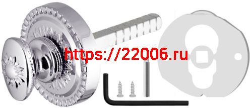 Ручка Armadillo (Армадилло) поворотная BKW8/CL CP Хром фото 4