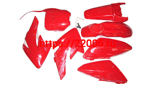 Комплект пластика для питбайка CRF70 (красный)