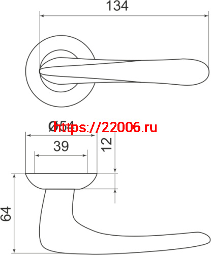Ручка Armadillo (Армадилло) раздельная R.LD54.Pava (Pava LD42) CP-8 хром TECH фото 3 Ручка Armadillo (Армадилло) раздельная R.LD54.Pava (Pava LD42) CP-8 хром TECH фото 3