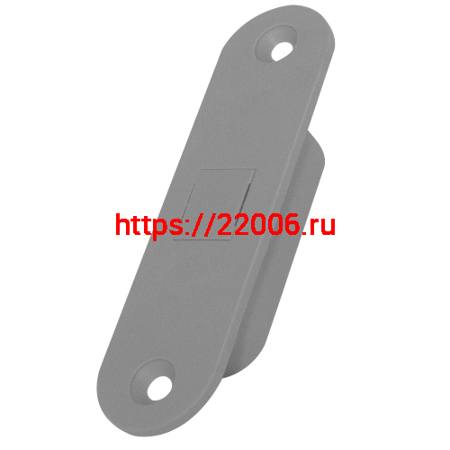 Ответная планка AGB (АГБ) для защелок Touch (для деревянных коробок) B02404.31.78 (серый) Ответная планка AGB (АГБ) для защелок Touch (для деревянных коробок) B02404.31.78 (серый)