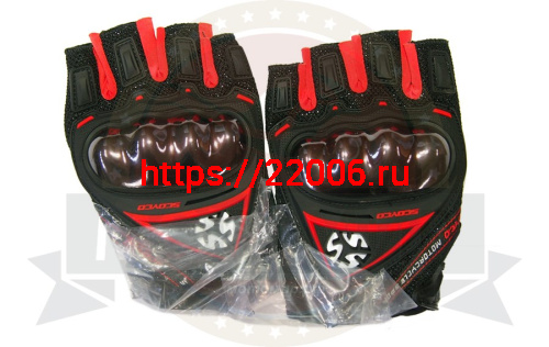 Перчатки SCOYCO (оригинал) МС-44D, цвет красный, р-р ,XL Перчатки SCOYCO (оригинал) МС-44D, цвет красный, р-р ,XL