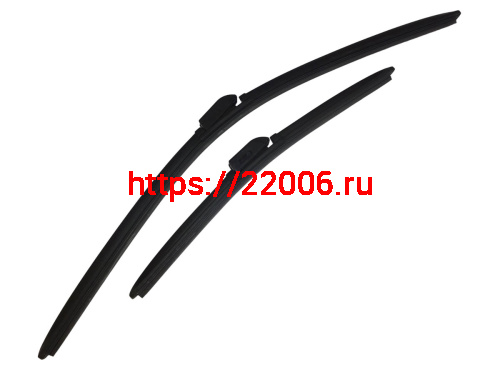 Щетки стеклоочистителя METO бескаркасные, для HYUNDAI SOLARIS (2010-2017), 650 мм + 400 мм фото 2