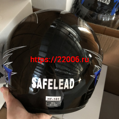 Шлем интеграл "Safelead" HF-101 NEW черный (Q19B)(Q29) размер M фото 3 Шлем интеграл "Safelead" HF-101 NEW черный (Q19B)(Q29) размер M фото 3