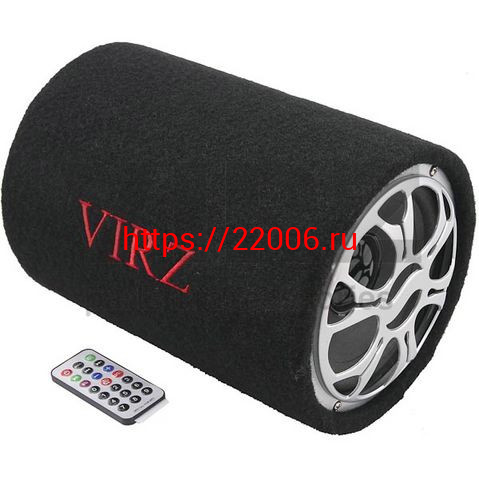 Аудиосистема для мототехники (сабвуфер, МР3, ПДУ) цилиндр 200мм Аудиосистема для мототехники (сабвуфер, МР3, ПДУ) цилиндр 200мм