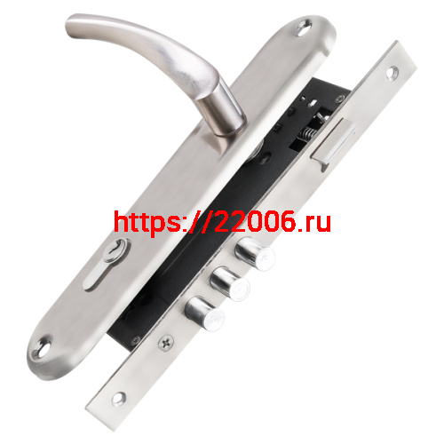 Замок Punto (Пунто) цилиндровый в комплекте с ручкой LOCKSET90.CRONA.4585-3 (KIT P90 4585/3 CRONA) SN мат.никель Замок Punto (Пунто) цилиндровый в комплекте с ручкой LOCKSET90.CRONA.4585-3 (KIT P90 4585/3 CRONA) SN мат.никель