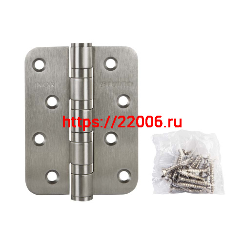 Петля Fuaro (Фуаро) из нержавейки универсальная IN4400U-R10 INOX (4BB-R10 102х76х3) фото 2 Петля Fuaro (Фуаро) из нержавейки универсальная IN4400U-R10 INOX (4BB-R10 102х76х3) фото 2