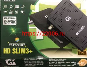 Ресивер GI HD Slim 3 Plus Ресивер GI HD Slim 3 Plus