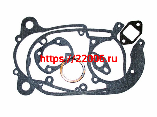 Набор прокладок двигателя Верховина Мопед Ш-58 Набор прокладок двигателя Верховина Мопед Ш-58