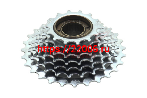 Блок спортивный 7 звезд (Трещотка 14-28 зуб., Резьба 1.37"х24TPI BSCY)