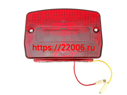 Фонарь задний (стоп-сигнал) мотоцикла Урал в сборе Фонарь задний (стоп-сигнал) мотоцикла Урал в сборе
