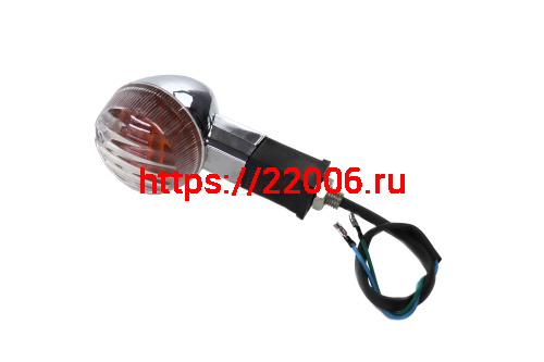 Боковой фонарь (BF-06) "Байкер" хром большой КОРОТКИЙ (белый) (пласт) Боковой фонарь (BF-06) "Байкер" хром большой КОРОТКИЙ (белый) (пласт)