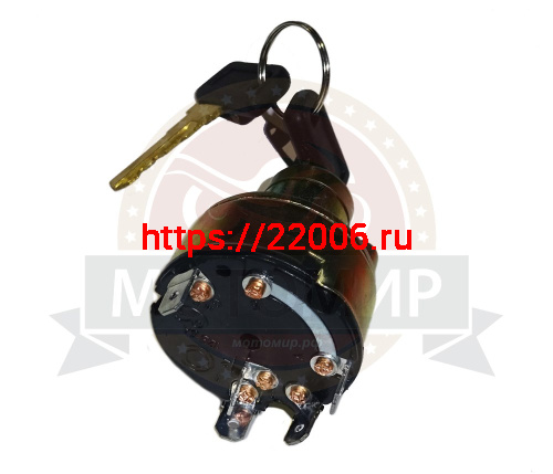 Замок зажигания Иж 5 конт. Китай (упак. 200 шт.) фото 2