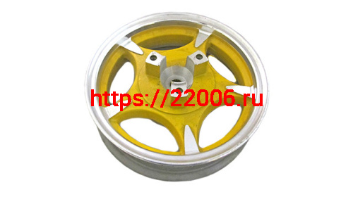 Диск колеса 10" задний, литой,  дисковый тормоз 2.50-10 50-80сс
