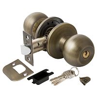 Ручка Punto (Пунто) защелка DK672 MAB-ET (6072 MAB-E) (кл./фик.) мат. бронза