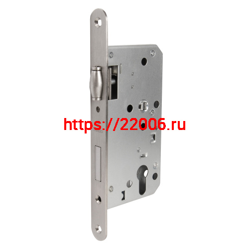 Замок Fuaro (Фуаро) врезной DD.INOX/C-55.72/R с ролик. защелкой (лиц.планка 24 мм)